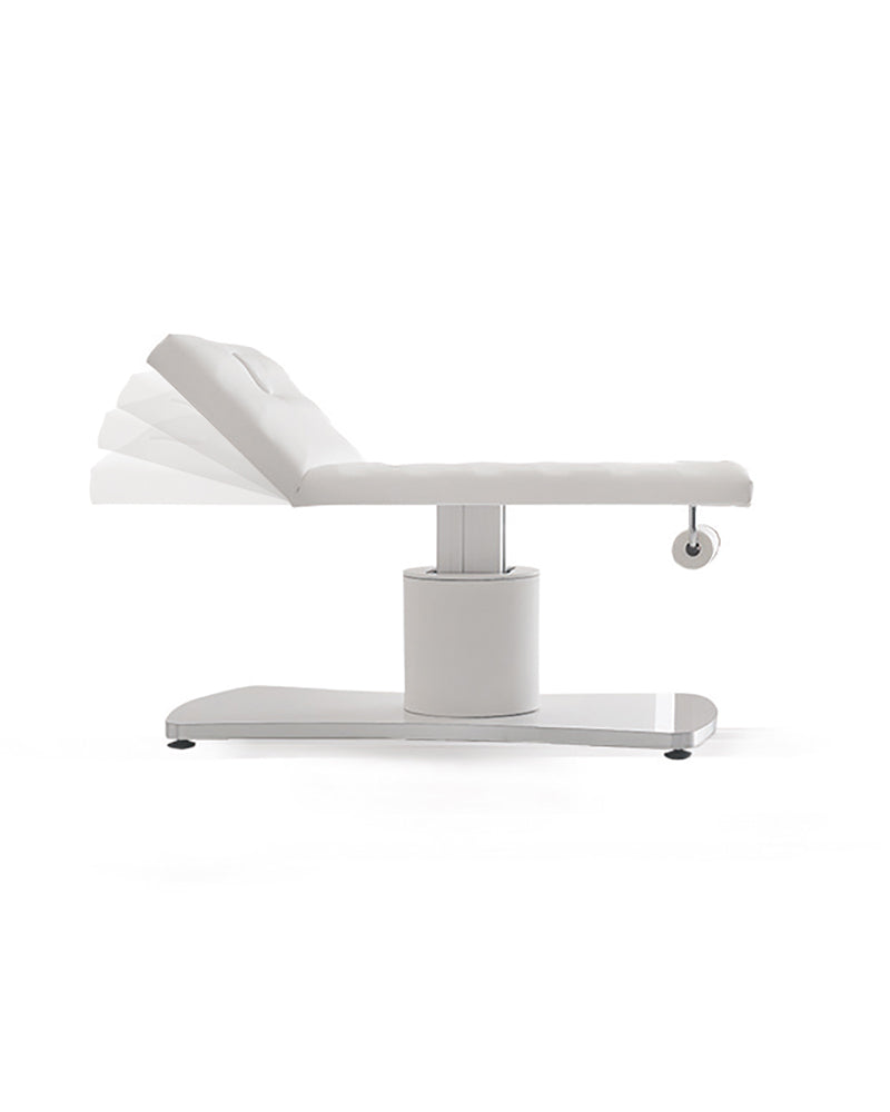 E-Motion - Biały stół do masażu - z silnikiem